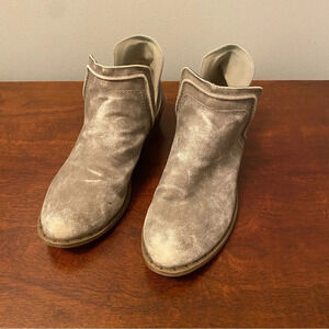 Women's Sugar Envy Beige Ankle Boots